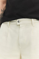 Relaxed Fit Krem Erkek Şort