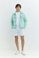 Regular Fit Workwear Mint Yeşili Erkek Ceket