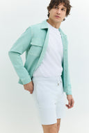 Regular Fit Workwear Mint Yeşili Erkek Ceket