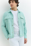 Regular Fit Workwear Mint Yeşili Erkek Ceket
