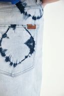 Relaxed Fit Batik Açık İndigo Kadın Jean Şort