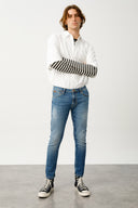 ALBERT MID Skinny Fit Orta İndigo Erkek Jean Pantolon