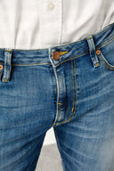 ALBERT MID Skinny Fit Orta İndigo Erkek Jean Pantolon