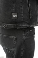 DANIEL BLACK FUR Regular Fit İçi Sherpa Kürklü Siyah Erkek Jean Mont