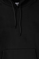Regular Fit Basic Siyah Erkek Hoodie / Sweatshirt