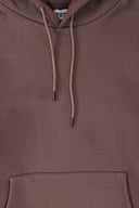 Regular Fit Basic Kahverengi Erkek Hoodie / Sweatshirt