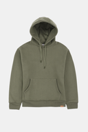 Regular Fit Basic Haki Erkek Hoodie / Sweatshirt