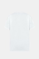 Regular Fit Nakışlı Beyaz Erkek T-Shirt