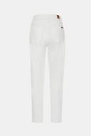KELLY Mom Fit Beyaz Kadın Jean Pantolon