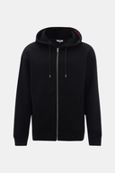 Rahat / Relaxed Fit Fermuarlı Siyah Erkek Hoodie / Sweatshirt