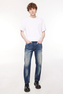 BUCK Regular Tapered Fit Koyu İndigo Erkek Jean Pantolon