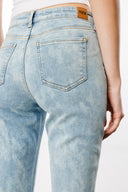 STEFF Slim Straight Fit Açık İndigo Kadın Jean Pantolon
