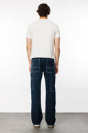 MONTERO Carpenter Fit Koyu İndigo Utility Erkek Jean Pantolon