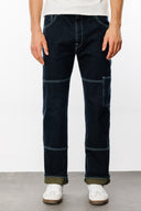 MONTERO Carpenter Fit Koyu İndigo Utility Erkek Jean Pantolon