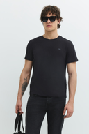 Regular Fit Siyah Erkek T-Shirt