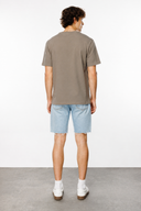 Relaxed Fit Basic Taupe Erkek T-Shirt