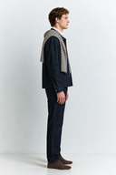 Regular Fit Worker Stil Rinse Koyu İndigo Erkek Jean Ceket