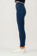 NELLY Skinny Fit Orta İndigo Kadın Jean Pantolon