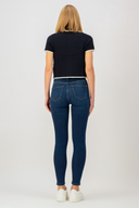 NELLY Skinny Fit Orta İndigo Kadın Jean Pantolon
