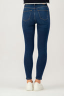 NELLY Skinny Fit Orta İndigo Kadın Jean Pantolon