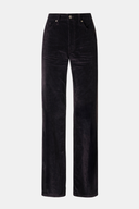 Bootcut Fit Mürdüm Mor Kadın Kadife Pantolon
