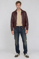 LEON Regular Fit Vintage Koyu İndigo Erkek Jean Pantolon