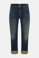 LEON Regular Fit Vintage Koyu İndigo Erkek Jean Pantolon