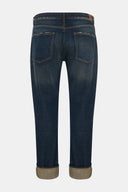 LEON Regular Fit Vintage Koyu İndigo Erkek Jean Pantolon