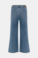 Straight Ankle Fit Orta İndigo Kadın Jean Pantolon