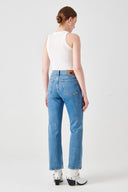 MINA Bootcut Ankle Fit Açık İndigo Kadın Jean Pantolon