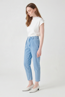 WILMA Slouchy Fit Açık İndigo Kadın Jean Pantolon