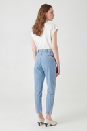 WILMA Slouchy Fit Açık İndigo Kadın Jean Pantolon