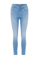 NELLY Skinny Fit Baby Blue Açık İndigo Kadın Jean Pantolon