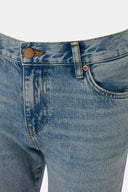 Twisted Flare Fit Açık İndigo Kadın Jean Pantolon