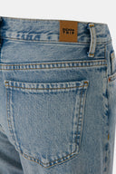 Twisted Flare Fit Açık İndigo Kadın Jean Pantolon