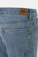 Relaxed Straight Fit Açık İndigo Kadın Jean Pantolon