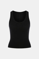 Regular Fit Siyah Askılı Kadın Top