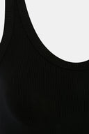 Regular Fit Siyah Askılı Kadın Top