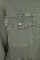 Oversize Fit Worker Stil Adaçayı Erkek Ceket