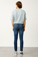ALBERT Skinny Fit Koyu İndigo Erkek Jean Pantolon