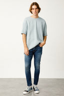 ALBERT Skinny Fit Koyu İndigo Erkek Jean Pantolon