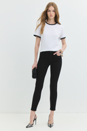 ANISA Skinny Fit Solmayan Siyah Kadın Jean Pantolon