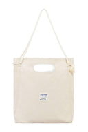Askılı Ekru Totebag Kol/El Kanvas Çanta