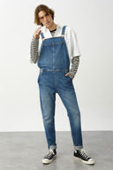CONROY Regular Tapered Fit Orta İndigo Erkek Jean Salopet Tulum