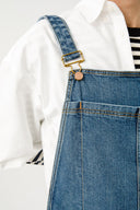 CONROY Regular Tapered Fit Orta İndigo Erkek Jean Salopet Tulum
