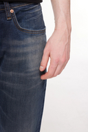 CORK Regular Slim Fit Gri - Mavi Erkek Jean Pantolon