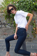 DANNY Skinny Fit Rinse Koyu İndigo Kadın Jean Pantolon