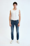 DAVE Slim Fit Koyu İndigo Erkek Jean Pantolon