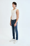 DAVE Slim Fit Koyu İndigo Erkek Jean Pantolon