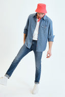 DAVE Slim Fit Koyu İndigo Erkek Jean Pantolon